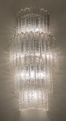 Large Italian Murano Glass Sconces or Wall Lights Attributed to Venini, 1970, Set of 2-MBH-1032438