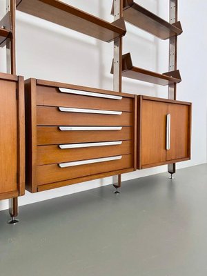 Large Library Room divider in Teak and Metal by Ico & Luisa Parisi, Italy, 1960s-ITV-1410628