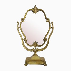 Large Louis XV Bronze Psyche Table Mirror, 1940s-MZP-2019679