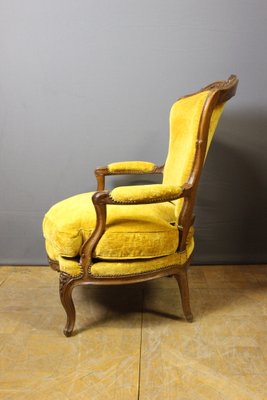 Large Louis XV Lounge Chair in Walnut, 1750-BCR-2016248