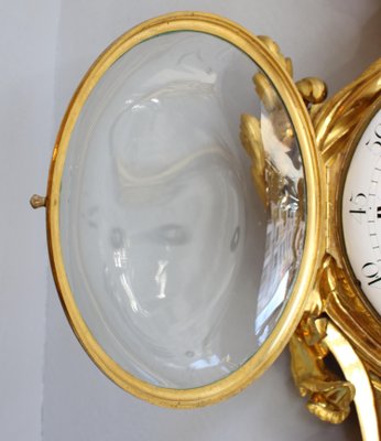 Large Louis XVI Cartel Wall Clock, Paris, 1770s-KMT-1278312