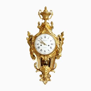 Large Louis XVI Cartel Wall Clock, Paris, 1770s-KMT-1278312