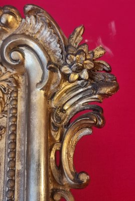 Large Louis XVI Style Mirror in Golden Wood-BSB-1416857