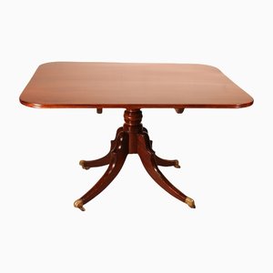 Large Mahogany Quadrip Table, 1800s-HPU-1167984