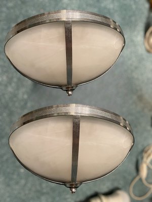 Large Marbled Glass Sconces by Zonca, 1970s, Set of 2-JJC-1397112