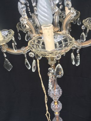 Large Maria Teresa Crystal Floor Lamp, 1950s-WQQ-689275