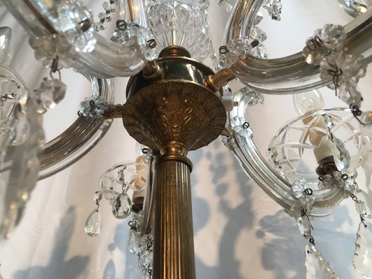 Large Maria Teresa Crystal Floor Lamp, 1950s-WQQ-689275