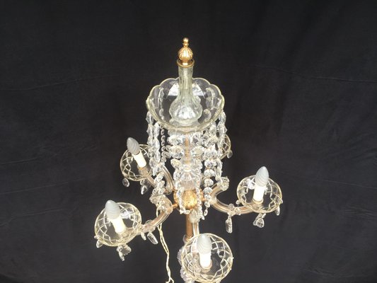 Large Maria Teresa Crystal Floor Lamp, 1950s-WQQ-689275