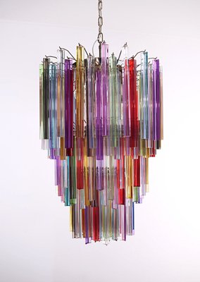 Large Mariangela Chandelier with Triedri Murano Glass Prisms, 1990s-FHZ-1818534