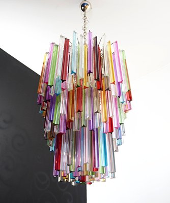 Large Mariangela Chandelier with Triedri Murano Glass Prisms, 1990s-FHZ-1818534