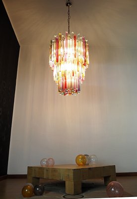 Large Mariangela Chandelier with Triedri Murano Glass Prisms, 1990s-FHZ-1818534