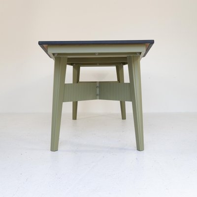 Large Metal and Leatherette Table, 1960s-SXX-1762686