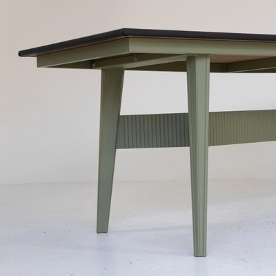 Large Metal and Leatherette Table, 1960s-SXX-1762686