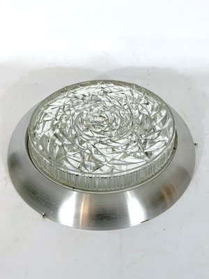 Large Mid-Century Aluminum and Glass Ceiling Lamp or Sconce from Stilux Milano-OT-1112933