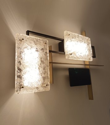 Large Mid-Century Architectonic Wall Light from Arlus, 1960s-GUT-2027973