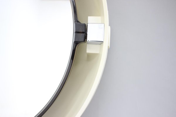 Large Mid-Century Backlit Mirror from Allibert, Italy, 1970s-TZ-1229422