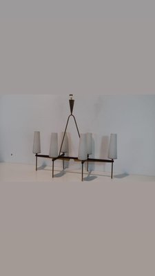 Large Mid-Century Ceiling Lamp, 1950s-OLY-604244