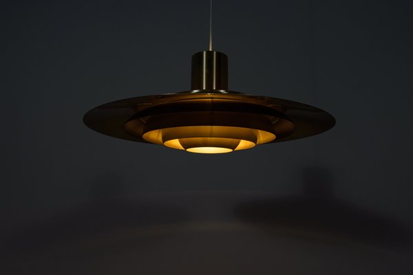 Large Mid-Century Ceiling Lamp Model P700 by Preben Fabricius & Jørgen Kastholm for Nordisk Solar, 1960s-NIT-1811129