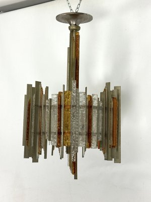 Large Mid-Century Chandelier by Albano Poli for Poliarte, Italy, 1970s-OT-1782126