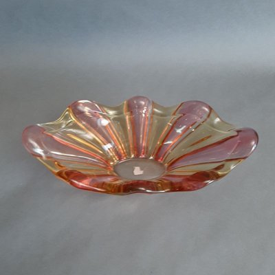 Large Mid-Century Colored Brass Bowl from W. Cristal-WK-725456