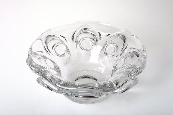 Large Mid-Century Crystal Bowl from Val Saint Lambert-LBS-795923