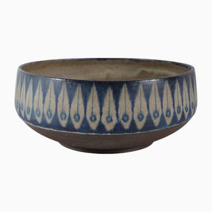 Large Mid-Century Danish Decorative Ceramic Bowl by Thomas Toft, 1960s-QQ-1796479