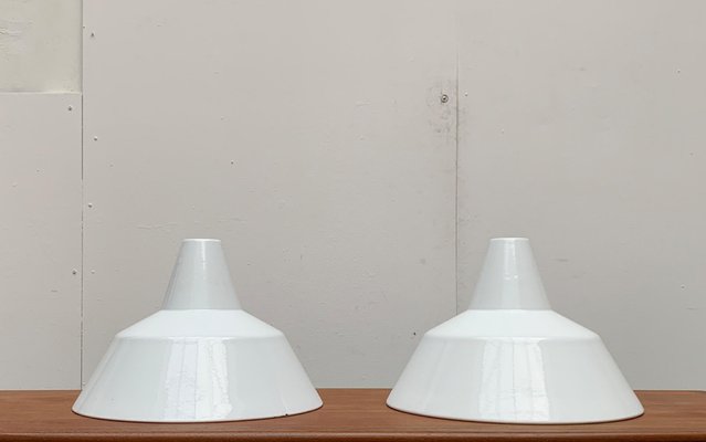 Large Mid-Century Danish Pendant Lamp by Emaille Amatur for Louis Poulsen-UAH-1033693