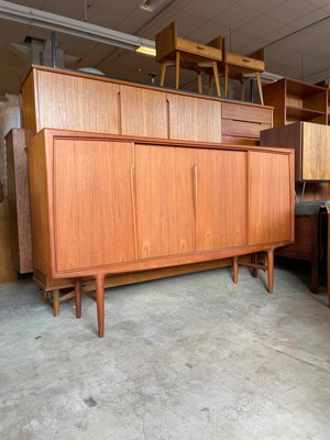 Large Mid-Century Danish Sideboard in Teak from Aco Møbler, 1960s-WSA-1006128