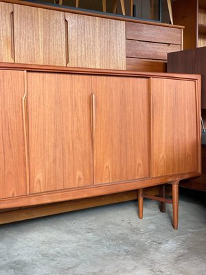 Large Mid-Century Danish Sideboard in Teak from Aco Møbler, 1960s-WSA-1006128