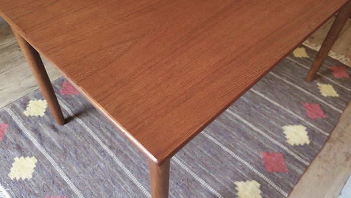 Large Mid-Century Danish Teak Dining Table, 1960s-ED-1820625