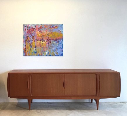 Large Mid-Century Danish Teak Sideboard by J. Andersen for Uldum, 1960s-WSA-1139538