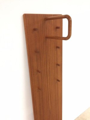 Large Mid-Century Danish Wall Coat Rack, 1960s-WSA-831258