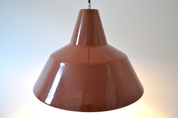 Large Mid-Century Enameled Work Ceiling Lamp from Louis Poulsen, 1960s-OV-884915