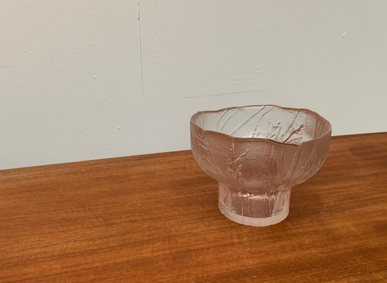 Large Mid-Century Finnish Glass Bowl by Kaija Aarikaikka for Humppila-UAH-1057017