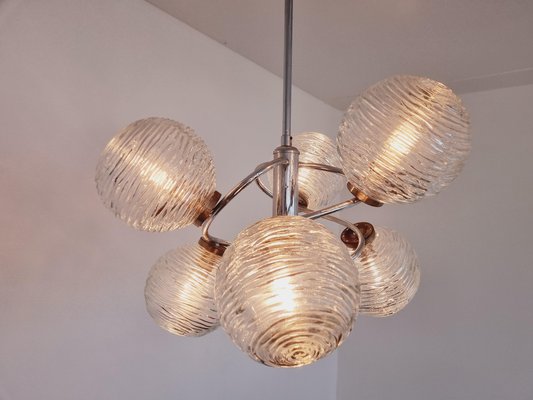 Large Mid-Century Galaxy Sputnik Chandelier, Germany, 1970s-TZ-1734491