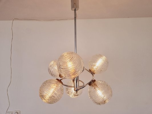 Large Mid-Century Galaxy Sputnik Chandelier, Germany, 1970s-TZ-1734491