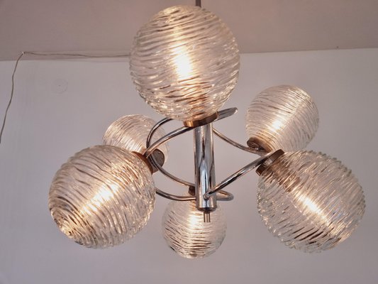 Large Mid-Century Galaxy Sputnik Chandelier, Germany, 1970s-TZ-1734491