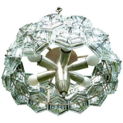 Large Mid-Century German Ballroom Chandelier by VEB Leuchten-VLZ-711864