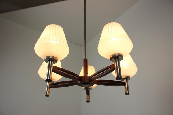 Large Mid-Century German Chandelier, 1970s-TZ-762537