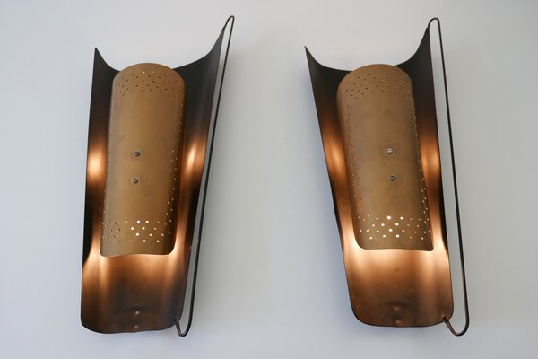 Large Mid-Century German Sconces from Karl Walther Nachf., 1950s, Set of 2-WPT-644709