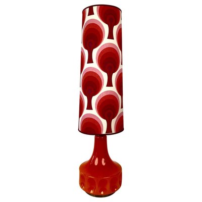 Large Mid-Century German Table Lamp with Glass Base, 1970s-BAF-763382