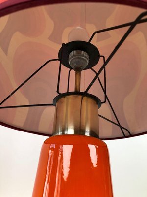 Large Mid-Century German Table Lamp with Glass Base, 1970s-BAF-763382