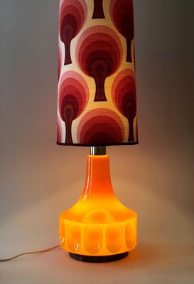 Large Mid-Century German Table Lamp with Glass Base, 1970s-BAF-763382