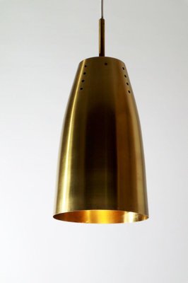 Large Mid-Century Hanging Lamp in Brass, 1950s-ESB-1376866