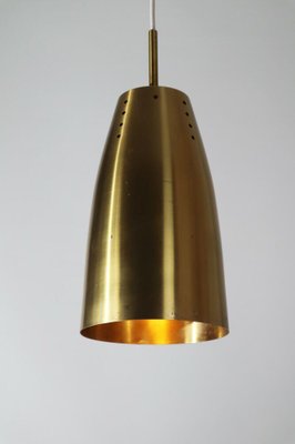 Large Mid-Century Hanging Lamp in Brass, 1950s-ESB-1376866