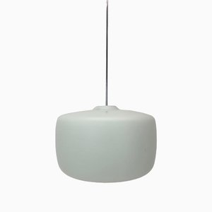 Large Mid-Century Milk Glass Pendant, 1960s-TZ-1395252