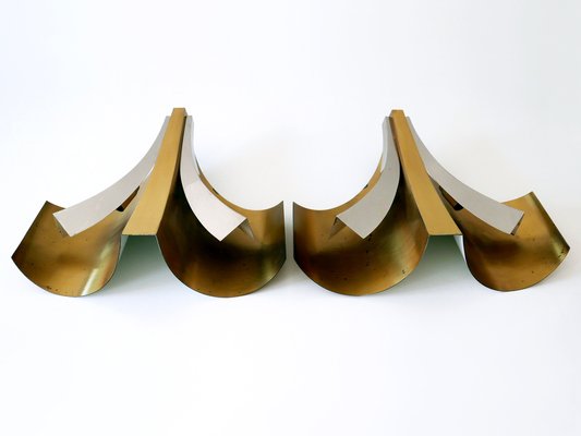 Large Mid-Century Modern Brass Sconces by Maison Baguès, Paris, 1960s, Set of 2-WPT-1233604