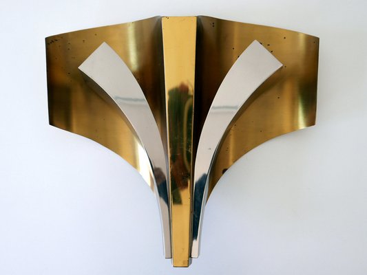 Large Mid-Century Modern Brass Sconces by Maison Baguès, Paris, 1960s, Set of 2-WPT-1233604