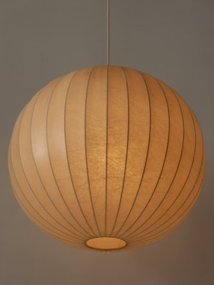 Large Mid-Century Modern Cocoon Pendant or Hanging Light from Goldkant Leuchten, Germany, 1960s-WPT-2015972