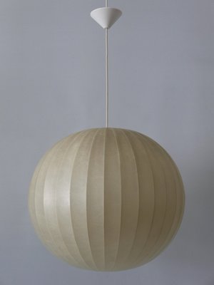 Large Mid-Century Modern Cocoon Pendant or Hanging Light from Goldkant Leuchten, Germany, 1960s-WPT-2015972